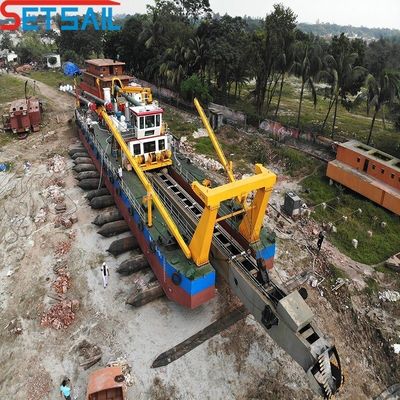 12 inch Cutter Suction Sand Dredger met Mornitoring System en 108kw Cutter Head Power