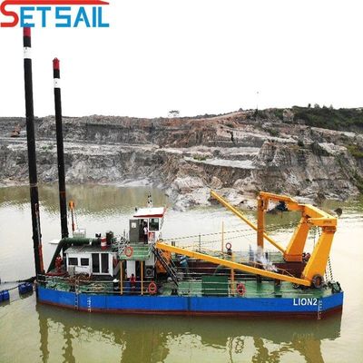 12 inch Cutter Suction Sand Dredger met Mornitoring System en 108kw Cutter Head Power