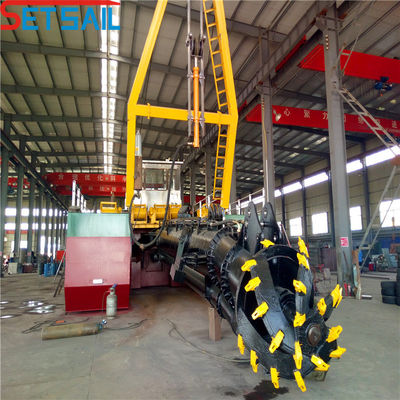 12 inch Cutter Suction Sand Dredger met Mornitoring System en 108kw Cutter Head Power
