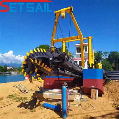 10 Inch Cutter Suction Dredger met Siemens en Cummins 122kw Hulpmotorvermogen
