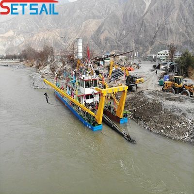 10 inch Cutter Suction Dredger met dieselmotor en 1200 mm Cutter Head Diameter