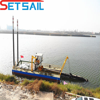 10 Inch Cutter Zuigrivier Zand Dredger voor Nigeria Met 1000m Afvoer Afstand