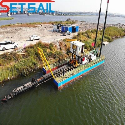 10 Inch Cutter Zuigrivier Zand Dredger voor Nigeria Met 1000m Afvoer Afstand