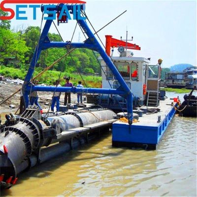 10 inch Cutter Zuigrivier modder bagger voor baggen Totaal breedte 5,5 m Totaal hoogte 1,48 m