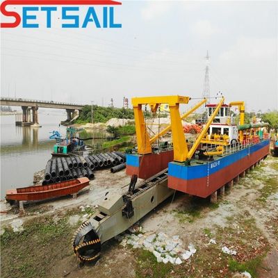 10 inch Cutter Zuigrivier modder bagger voor baggen Totaal breedte 5,5 m Totaal hoogte 1,48 m