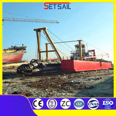 1000 Meter Afvoer Afstand 10 Inch Cutter Zuigmeer Zand Dredger met Hydrocyclone