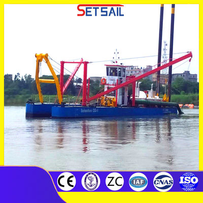 1000 Meter Afvoer Afstand 10 Inch Cutter Zuigmeer Zand Dredger met Hydrocyclone