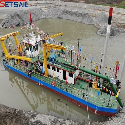 Dieselvermogen Type 10 Inch Cutter Zuigreservoir Zanddrager 31,1 Meter Totaal Lengte