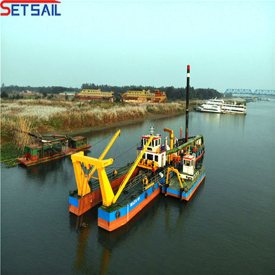 Dieselvermogen Type 10 Inch Cutter Zuigreservoir Zanddrager 31,1 Meter Totaal Lengte