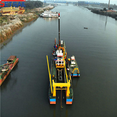 Dieselvermogen Type 10 Inch Cutter Zuigreservoir Zanddrager 31,1 Meter Totaal Lengte