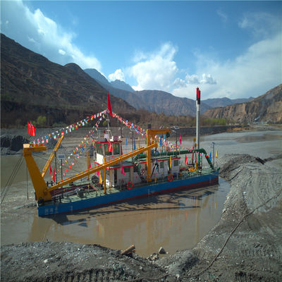 Verzendkosten 10 inch Cutter Suction Sand Dredger Vessel met Hydraulische Dieselmotor