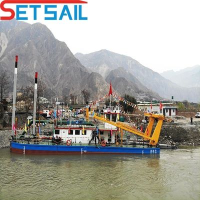 10 Inch Cutter Suction Silt Dredger met 8 Meter Dredging Diepte en Rexroth Hydraulisch