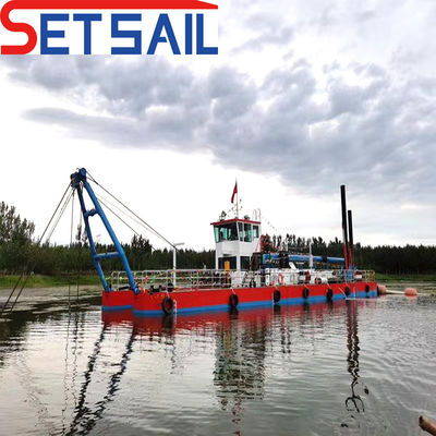Nieuwste technologie Zandpomp Dredger met Anker Boom Cumins Motor en Stanford Generator