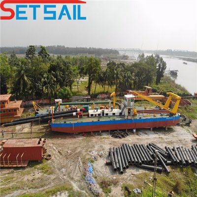 Dieselmotor 10 inch Cutter Zuigdroging-apparatuur met Shijiazhuang zandpomp