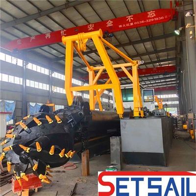 10 inch Cutter Suction Dredger voor meer en zee Bruto gewicht 90000.000kg 53 Meter hoofd