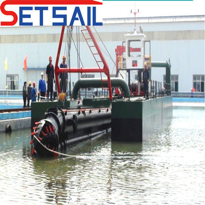 68000.000kg Pakket Bruto Gewicht 10 inch Cutter Suction Dredger met dieselmotor