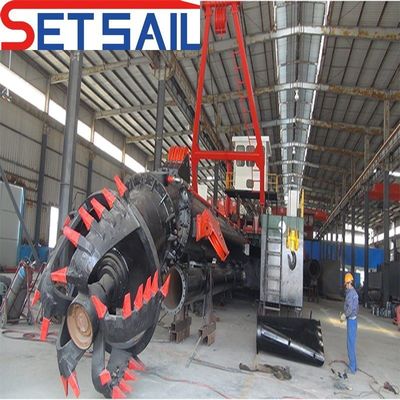 68000.000kg Pakket Bruto Gewicht 10 inch Cutter Suction Dredger met dieselmotor