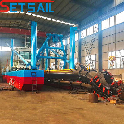 31.1 meter totale lengte geavanceerde 10 inch snijmachine zuigersand bagger voor modder