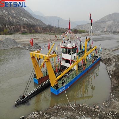 31.1 Meter Totaal Lengte US Set Sail 10 inch Cutter Suction Silt Dredger met Cutter Tanden