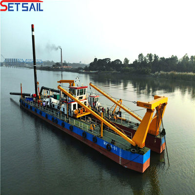 31.1 Meter Totaal Lengte US Set Sail 10 inch Cutter Suction Silt Dredger met Cutter Tanden