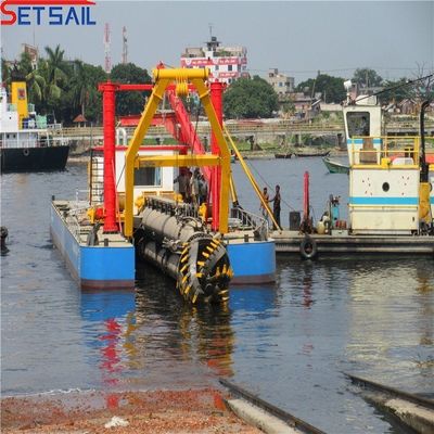31.1 Meter Totaal Lengte US Set Sail 10 inch Cutter Suction Silt Dredger met Cutter Tanden