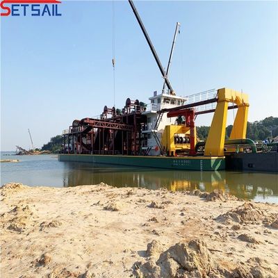 31.1 Meter Totaal Lengte US Set Sail 10 inch Cutter Suction Silt Dredger met Cutter Tanden