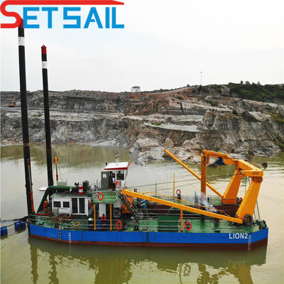 Weichai Diesel Engine 8 inch Cutter Suction Dredger voor levenslange after-sales service