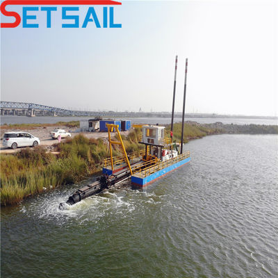 50kw Cutter Head Power 8 inch Cutter Suction Dredger met zandpomp van Rexroth Hydraulic