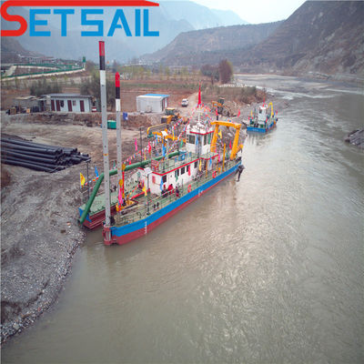50kw Cutter Head Power 8 inch Cutter Suction Dredger met zandpomp van Rexroth Hydraulic