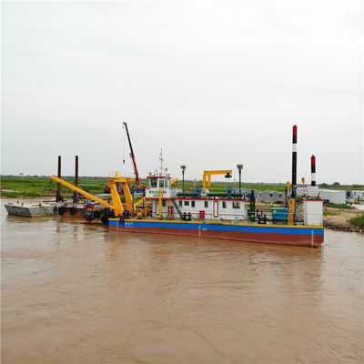 50kw Power Diesel Engine 8 inch Cutter Suction Sand Ship met Rexroth Hydraulische Pomp