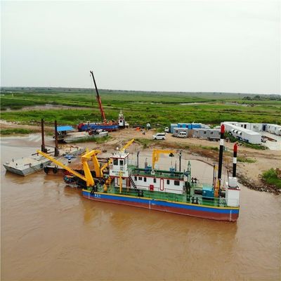 50kw Power Diesel Engine 8 inch Cutter Suction Sand Ship met Rexroth Hydraulische Pomp