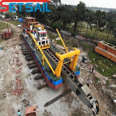 160m3-4000m3 capaciteit Hydraulisch besturingssnipper Zuigdrager met onderwaterzandpomp