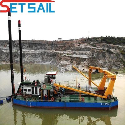 160m3-4000m3 capaciteit Hydraulisch besturingssnipper Zuigdrager met onderwaterzandpomp