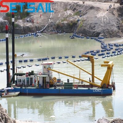 800m3 waterstroom 50kw snijkop kracht dieselmotor 8 inch zand droogmachines