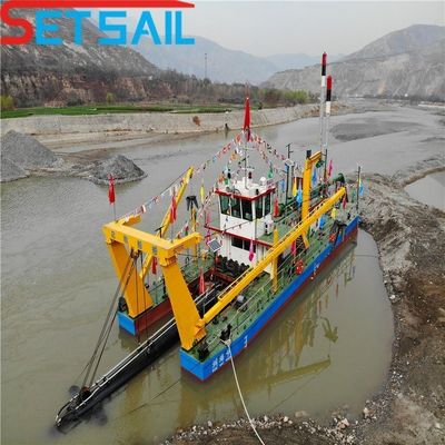 8 inch Cutter Suction Sand Dredging Device 85 ton Totaal Gewicht US Currency Diesel Motor