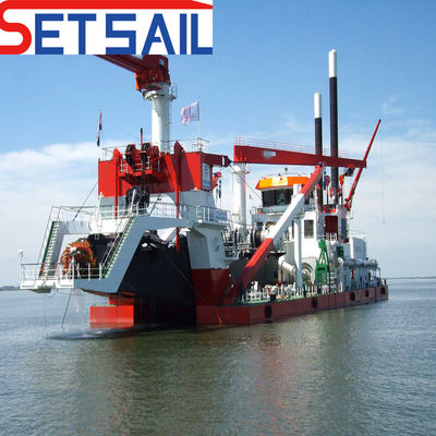 Hydraulische besturing Dieselmotor-snijdmachine Zuigdredger met cycloontype Hydrocyclone