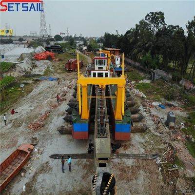 8 Inch Cutter Suction Sand Dredger met pakket bruto gewicht 90000.000kg