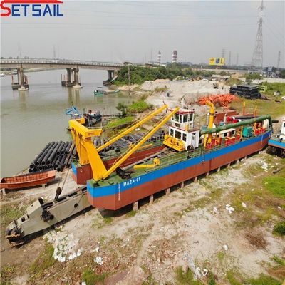 8 Inch Cutter Suction Sand Dredger met pakket bruto gewicht 90000.000kg