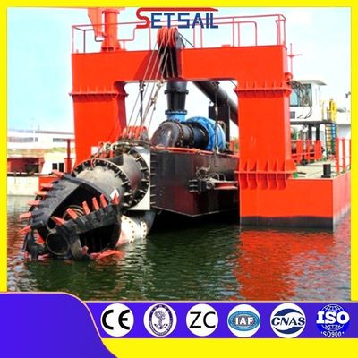 Aanpasbare Rexroth Hydraulische 8 inch Cutter Zuigdredger met onderwater modderpomp