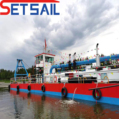 Rivier zand graven apparatuur Dieselmotor Power Cutter Zuigdrager met Siemens PLC