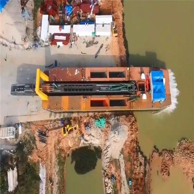 Maximale baggerdiepte van 30 m Snipper-zuigbaggerapparatuur met onderwaterpomp