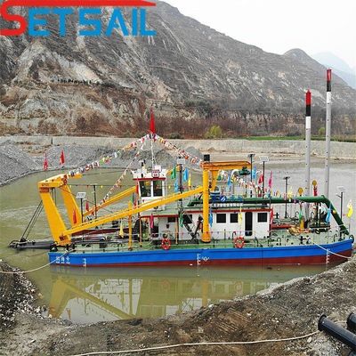 8 Inch Cutter Zuig zand bagger voor rivier CTN Slot Type Cummins 230kw hoofdmotor