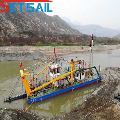 8 Inch Cutter Zuig zand bagger voor rivier CTN Slot Type Cummins 230kw hoofdmotor