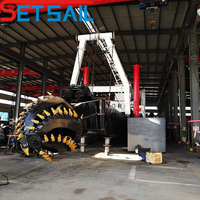 800m3 waterstroom Diesel Power Type 8inch Cutter Suction Dredger voor baggerproject