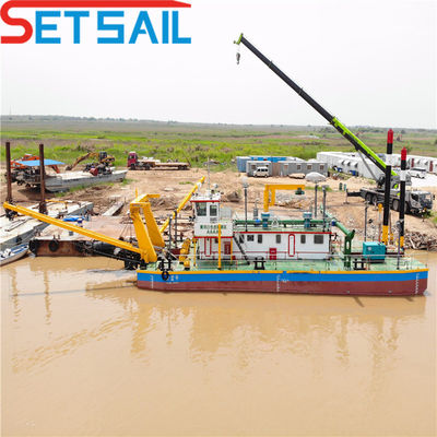 Geavanceerde 8 inch Cutter Suction Dredger met 50kw Cutter Head Power en Rexroth Hydraulic