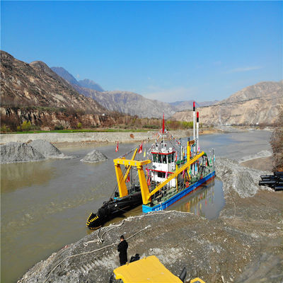 8m-30m Dredging Diepte Kleine grootte snijmachine Zuigmachine voor riviersand voor het drogen van meren