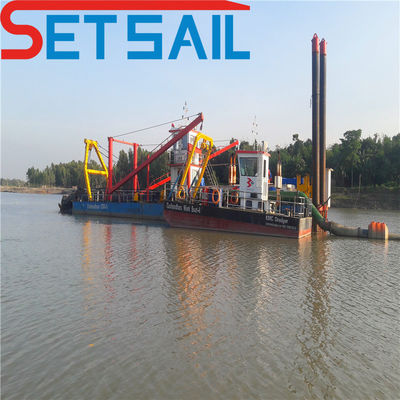 CTN Slot type Dieselmotor Snijdmachine Zuigersanddredger met 50kw-600kw Snijdkop