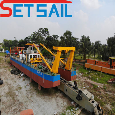 CTN Slot type Dieselmotor Snijdmachine Zuigersanddredger met 50kw-600kw Snijdkop