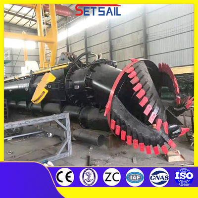 Levenslange after-sales service Dieselmotor 6 inch Cutter Zuigdredger met Anker Boom