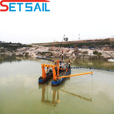 6 inch diesel aangedreven rivier zand bagger met snijkop en Shijiazhuang zandpomp